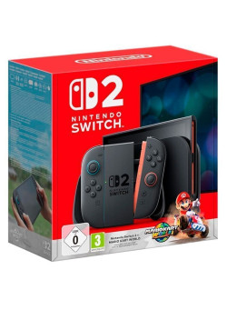 Игровая приставка Nintendo Switch 2 black (Чёрная) + Mario Kart World